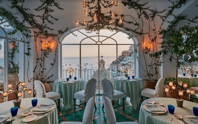 Most romantic restaurant in Italy